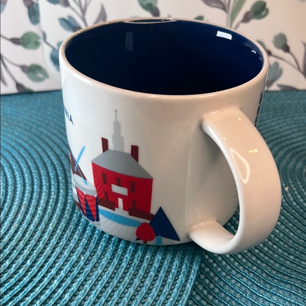 Starbucks You are Here Collection Blue White I Virginia Mug with Coastal Design - Picture 15 of 16